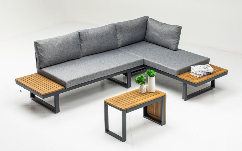 Set coltar + masa Nora, antracit  1