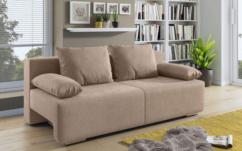 Canapea extensibila Keira, bej inchis  3