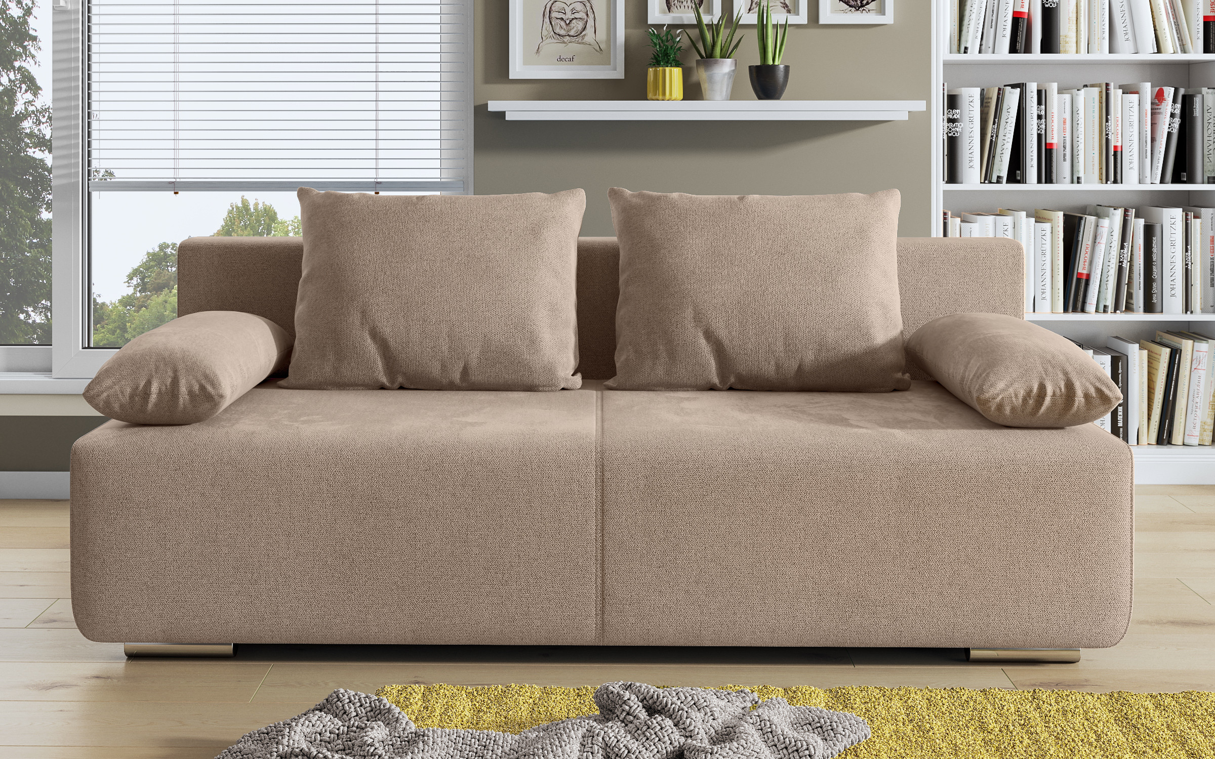 Canapea extensibila Keira, bej inchis  4