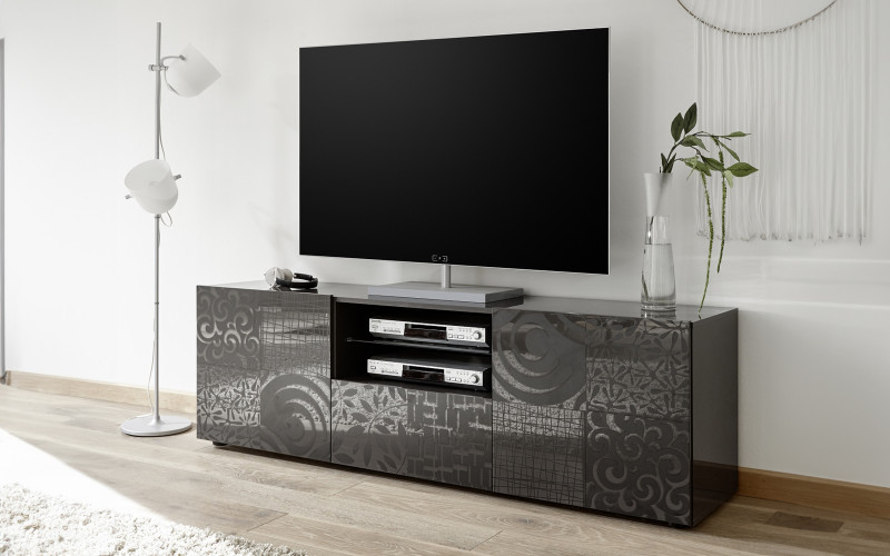 Modul TV Anera 180, gri lucios  1