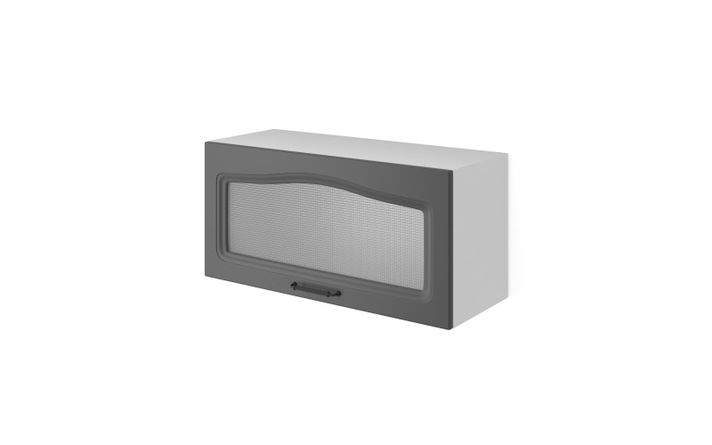 Dulap-vitrina de bucatarie Matis 40, grafit  1