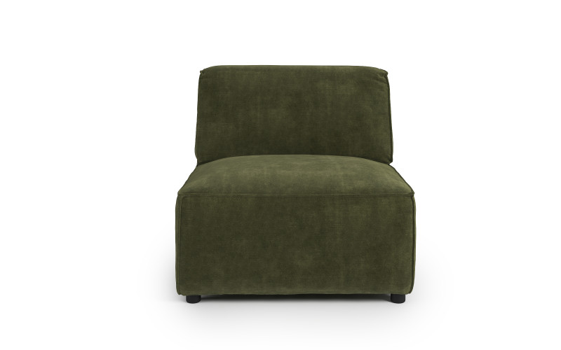 Fotoliu din coltar modular Verso, verde inchis  3