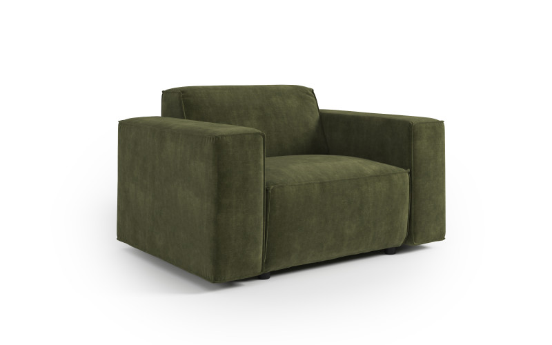 Fotoliu din coltar modular Verso, verde inchis  2