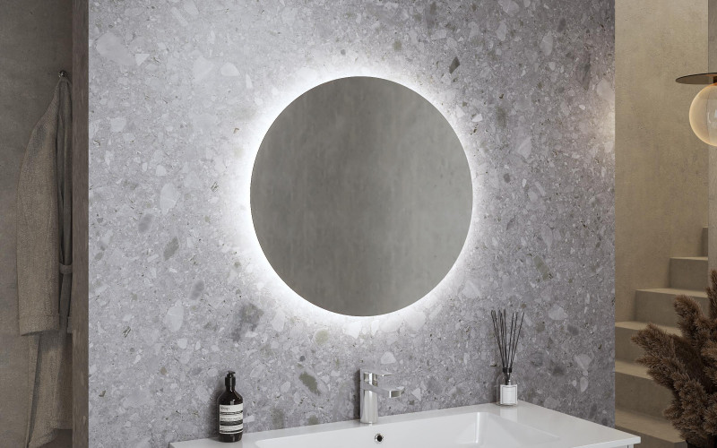 Oglinda pentru baie cu iluminare LED ICL1495/60, transparent  1