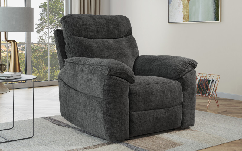 Recliner /fara mecanism/ Adesto, gri inchis  1