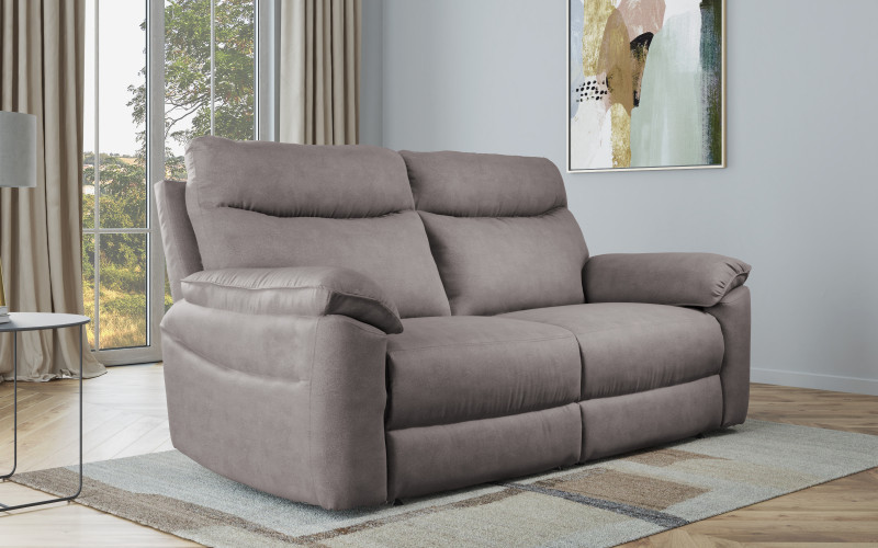 Recliner 3 locuri /fara mecanism/ Adesto, gri  1