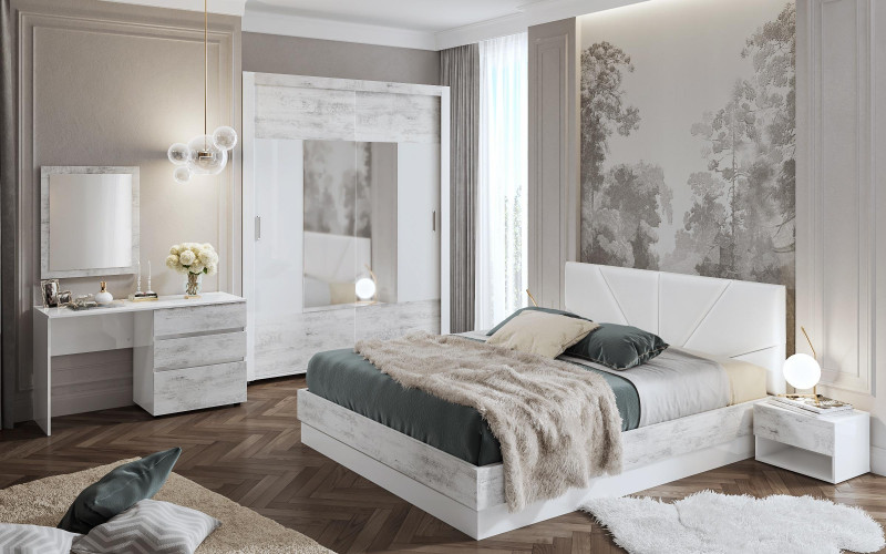 Set dormitor 160/200 Zora | Vellea Home