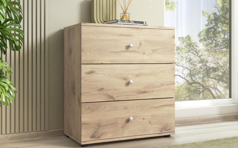 Comoda Discount, stejar scandinav deschis  1