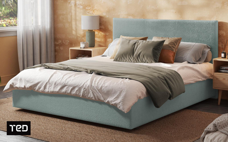 Pat dublu 160/200 Amora, menta  1