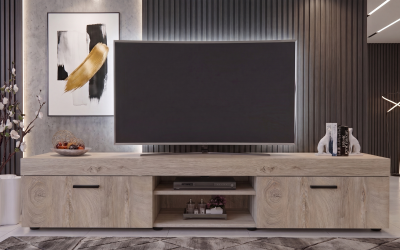 Modul TV Matis, stejar crud  1