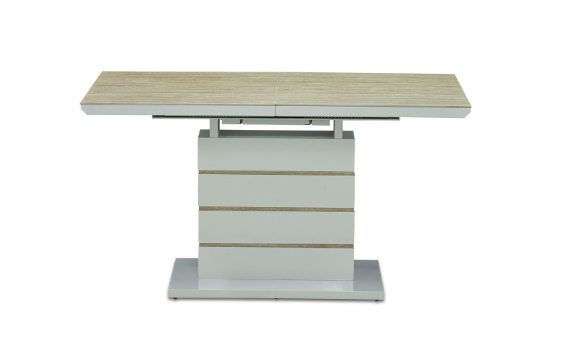 Masa dining extensibila Tirela, marmura neagra  1