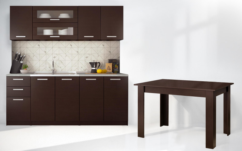Set de bucatarie Darina + Doni, wenge  1