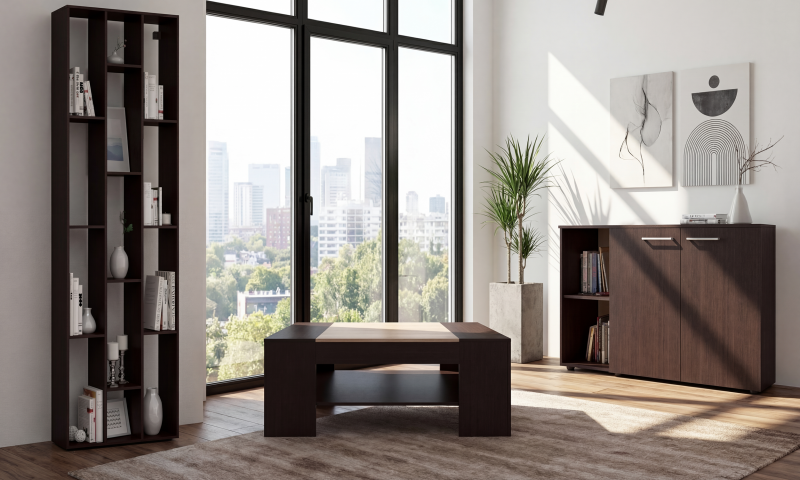 Set living Veron L, wenge + stejar sonoma  1
