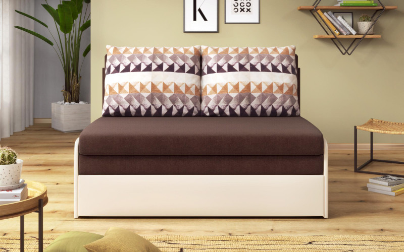 Canapea extensibila Caddy, maro  1