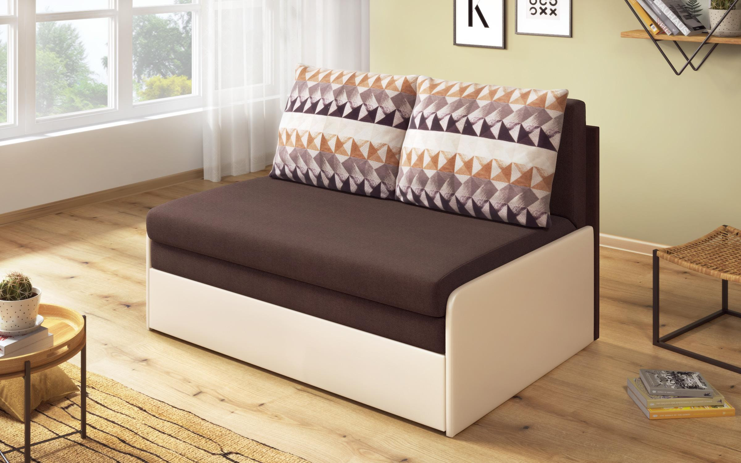 Canapea extensibila Caddy, maro  4