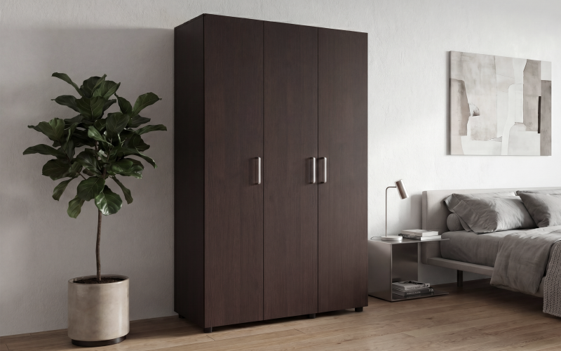 Dulap cu trei usi si bara Masimo Balance 1, wenge  1