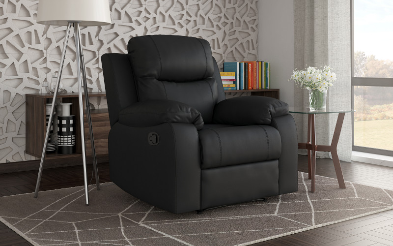 Recliner /mecanism manual/ Dream, negru  1