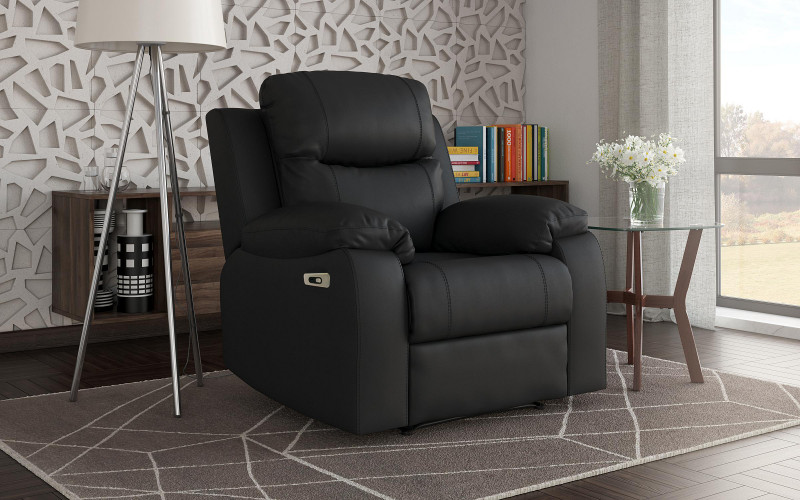 Recliner /mecanism electric/ Dream, negru  1
