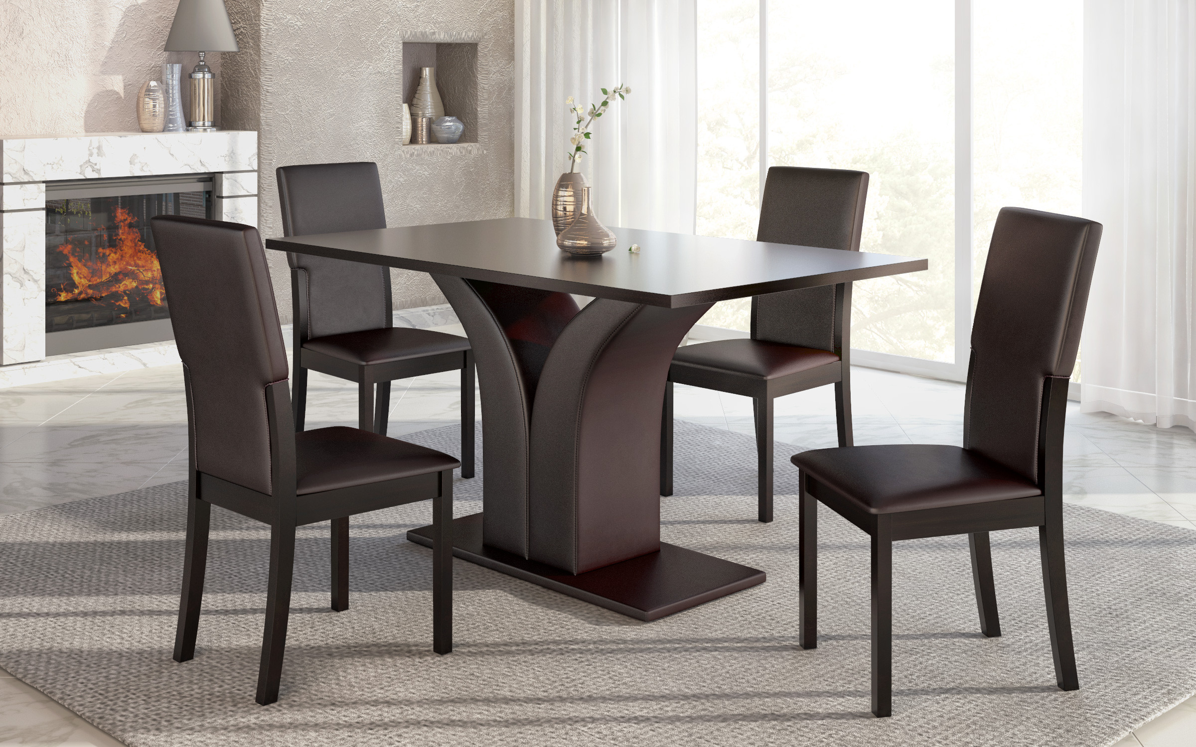 Masa dining Renata III, wenge  1