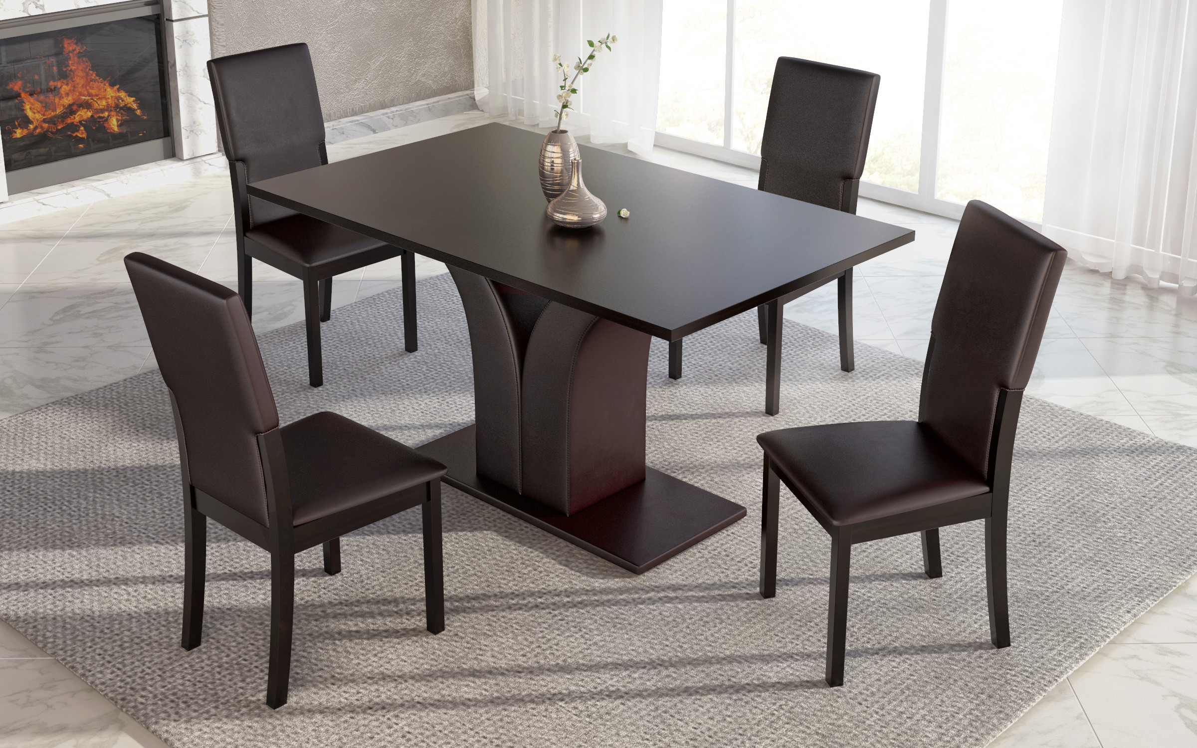 Masa dining Renata III, wenge  2