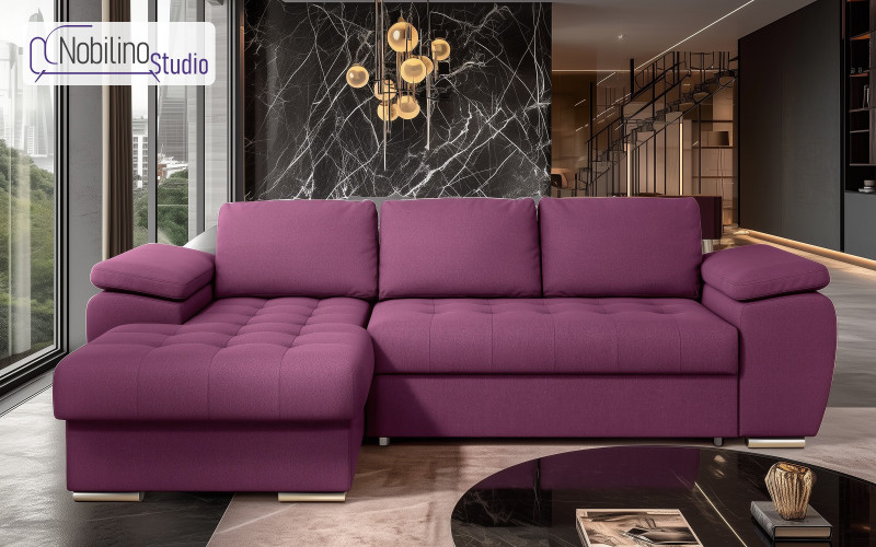 Coltar extensibil Valencia Pocket, lila  1