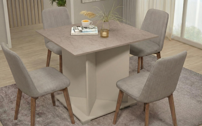 Masa dining Aurea XL, nisipiu mat + lagoon  1